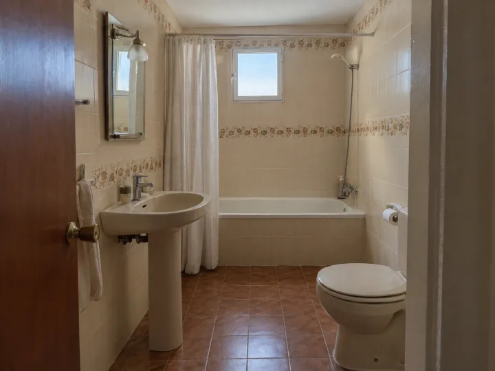 Baño completo en Estepona centro: antes de la obra
