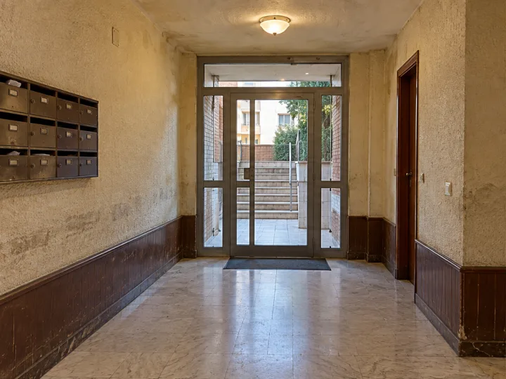 Portal pintado en Manilva: antes de la obra