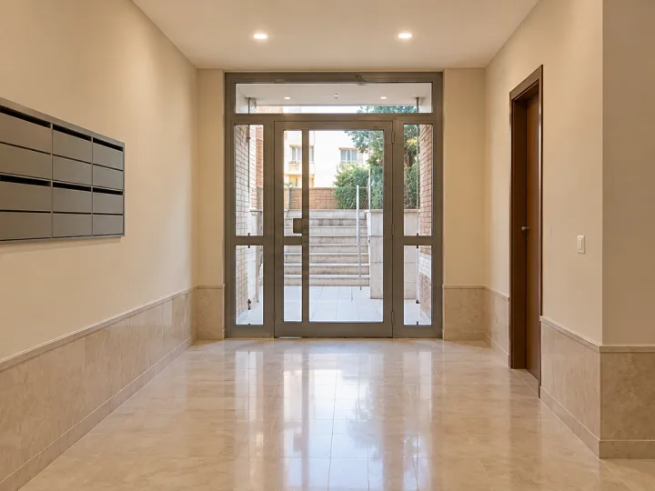 Portal pintado en Manilva: después de la obra